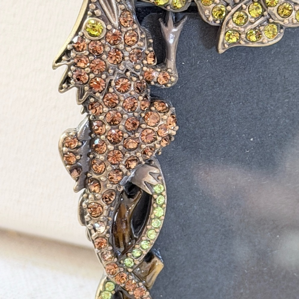 Two's Company Nature Reptile Dragonfly Lady Bug Flower Jewel Picture Photo Frame - Picture 5 of 13